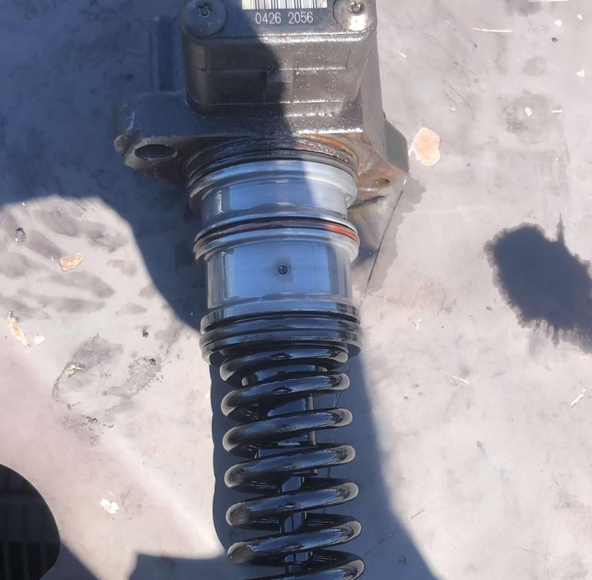 V6 DEUTZ MOTOR MAZOT POMPASI DEMONTAJI